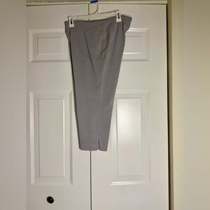 Counterparts Gray Pull On Crop Pants Size 10